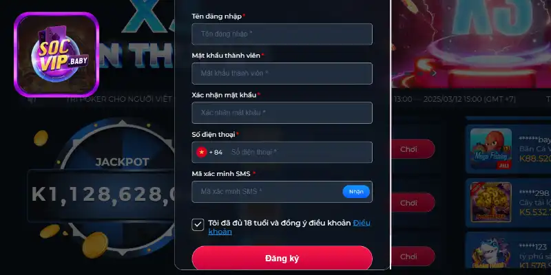 Các bước đăng ký người chơi cần chú ý