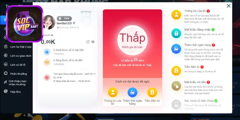 Quyền lợi của khách hàng khi trải nghiệm SOCVIP