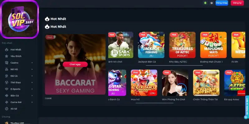 Hệ thống trò chơi đa dạng với số lượng khủng